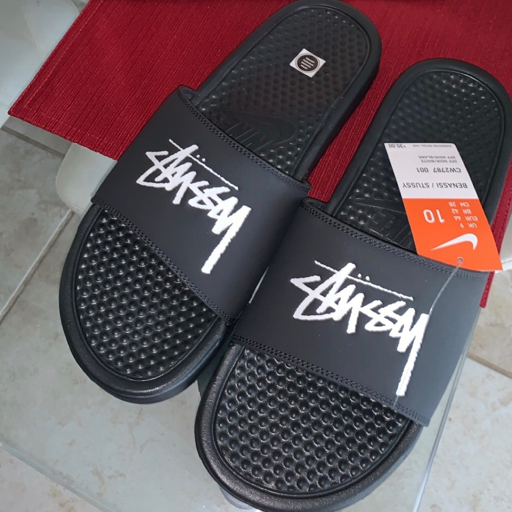 Stussy Nike Benassi Slides